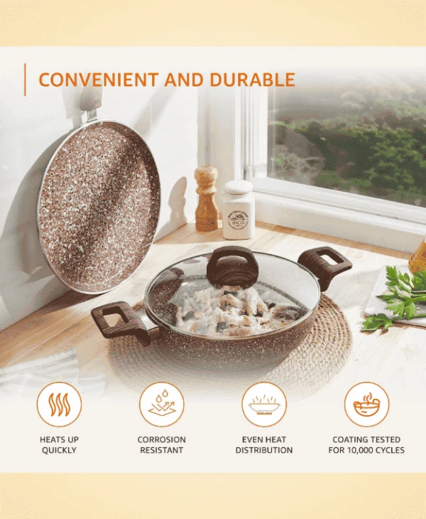 premium dosa tawa & premium kadhai}