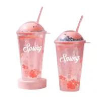 Sipper with Glass Straw & Lid 420ml