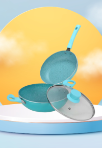 NAVRANG Non-Stick Combo Set - Non-Induction