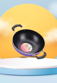 Navrang -nonstick aluminium kadai  non-induction