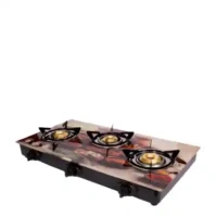 Microplus 3 Burner Automatic Stylish Gas Stove