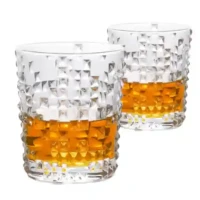 Elegant 6-Piece Dotted Glass Set – 310ml Each
