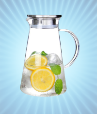 Elite Borosilicate Water Jug 1.8 Litre