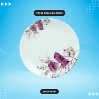 Melamine Round Premium Quater (Set of 6)