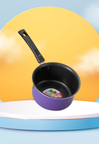 Navrang Nonstick Aluminium Sauce Pan–Non-Induction